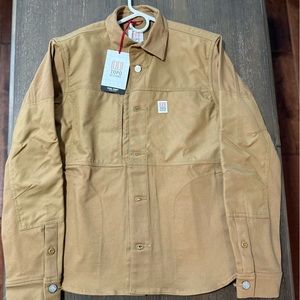 Topo design shirt jacket
